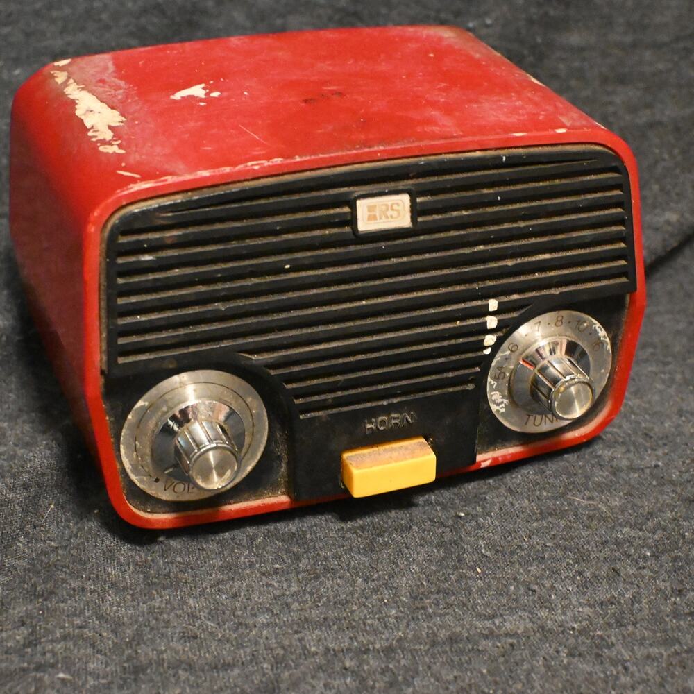 VINTAGE Archer Road Patrol AM Bicycle Radio with Horn TESTED WORKING Radio Shack